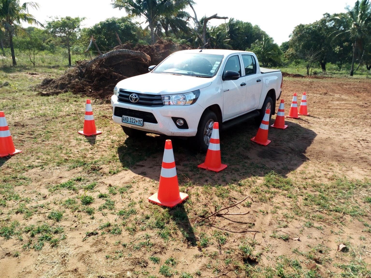 Pickup on the training course