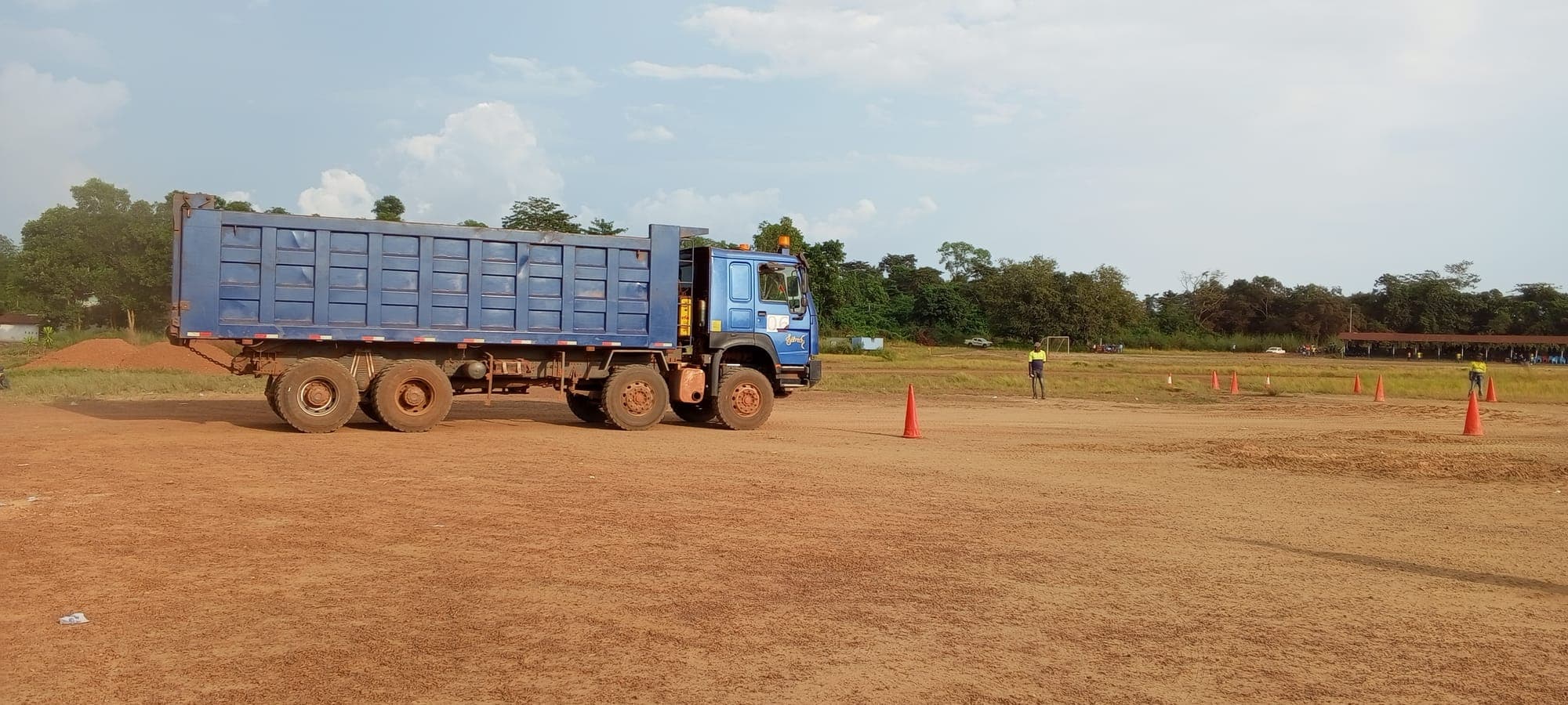 Heavy DADTCO haulage truck used for heavy-vehicle driver training